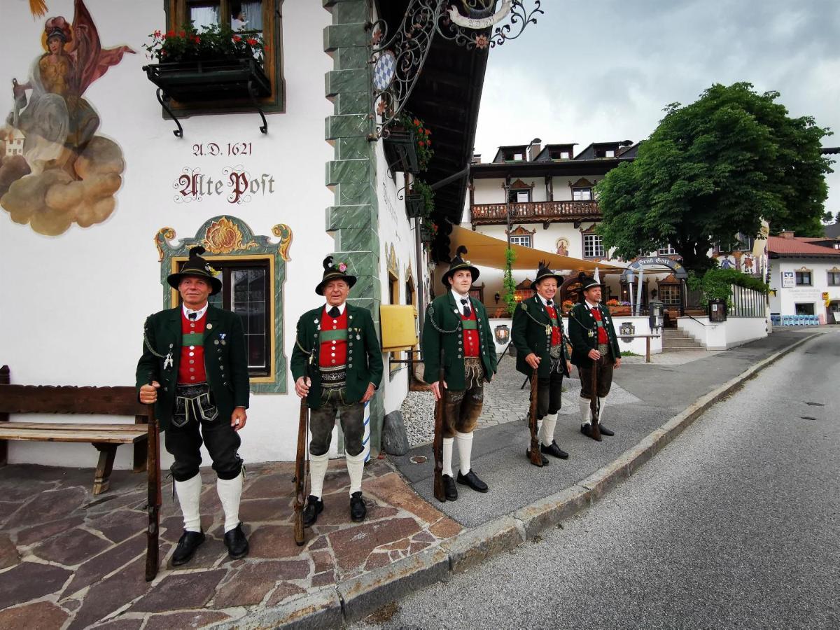 Gasthof & Hotel Zur Post Wallgau Dış mekan fotoğraf